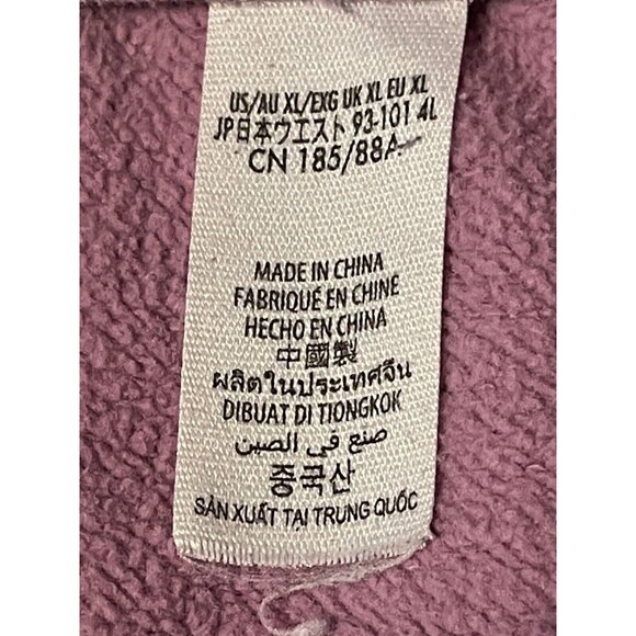 Disney Mickey Mouse mousewear sweatpants womens XL 34 x 28 gym jogger purple - Picture 6 of 13